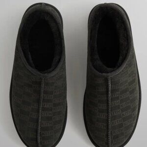 Kithmas Monogram Shearling Slippers